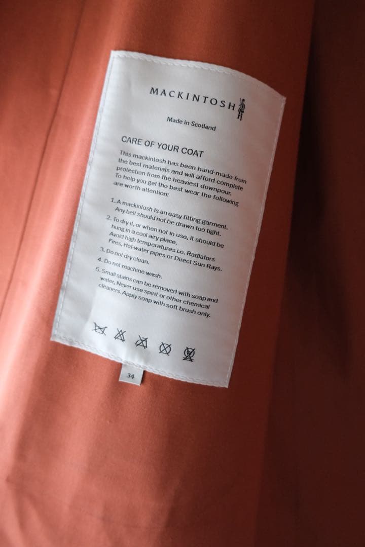 MACKINTOSH ゴム引き