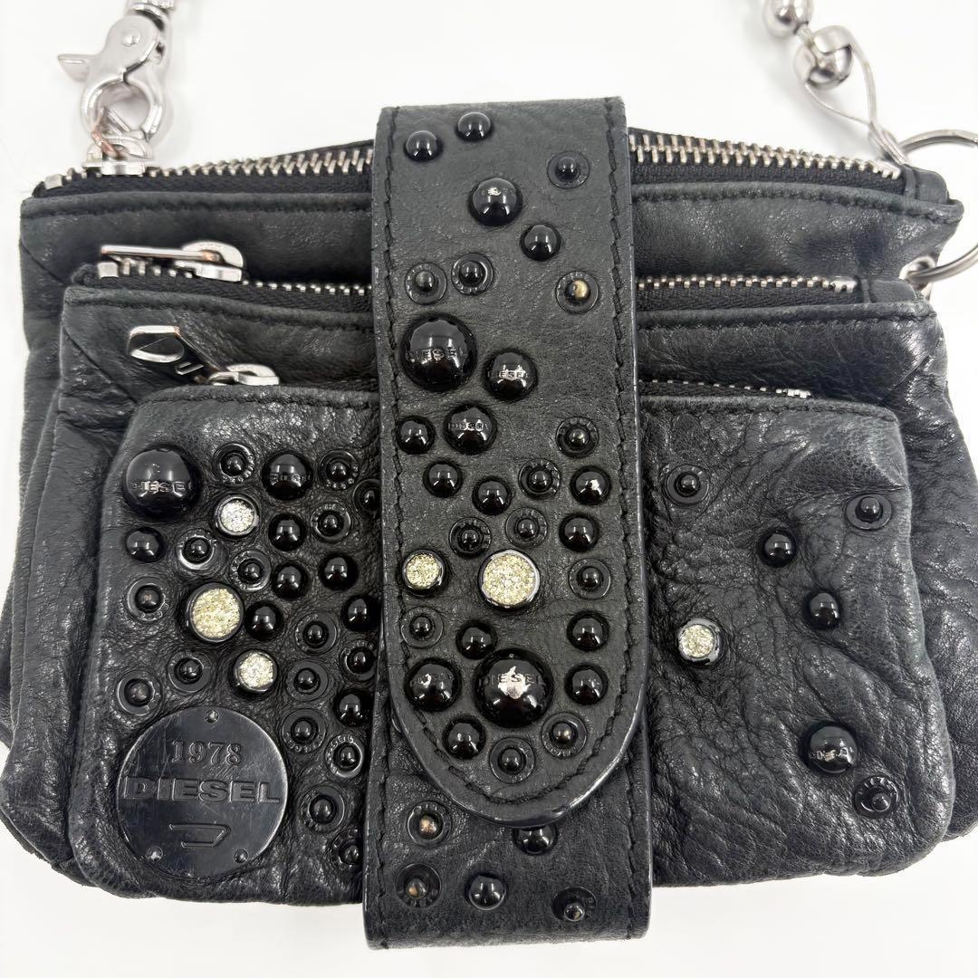 archive “DIESEL” studs leather porch 483