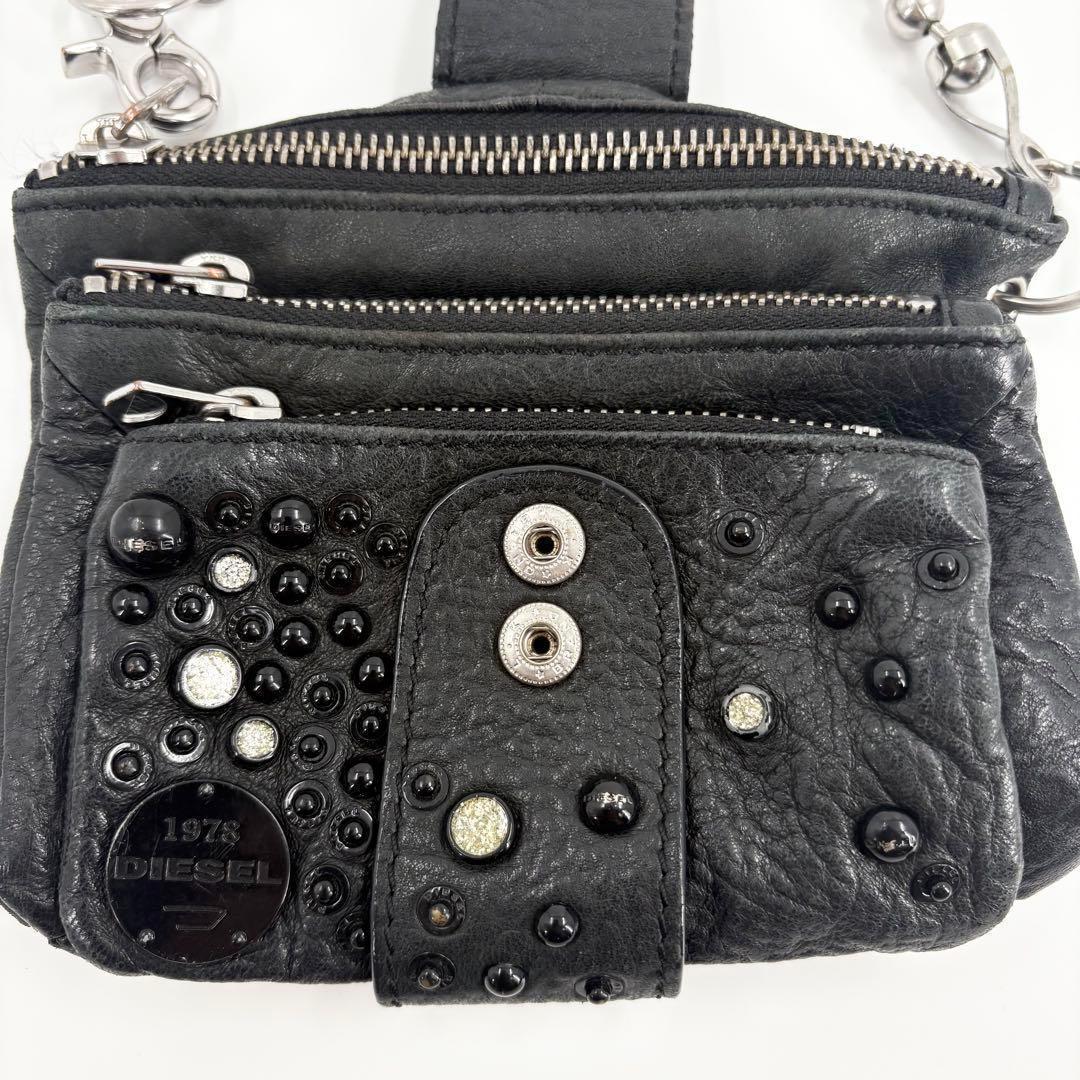 archive “DIESEL” studs leather porch 483