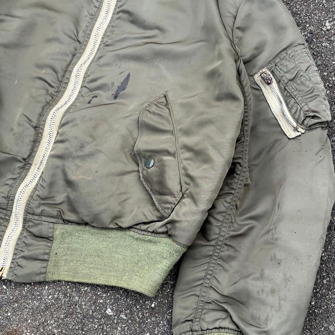 70s USA製 アルファ MA1 flight bomber jacket