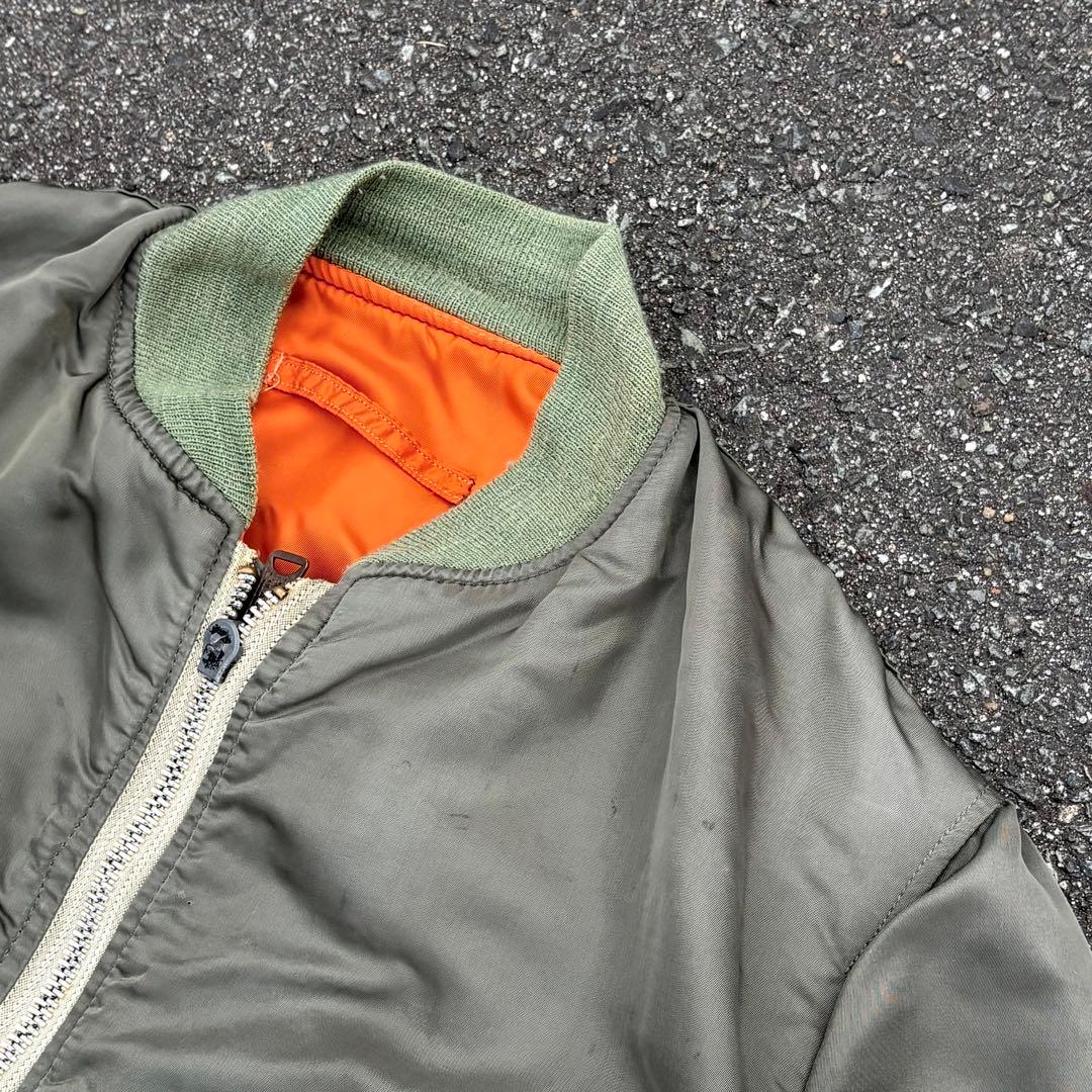 70s USA製 アルファ MA1 flight bomber jacket
