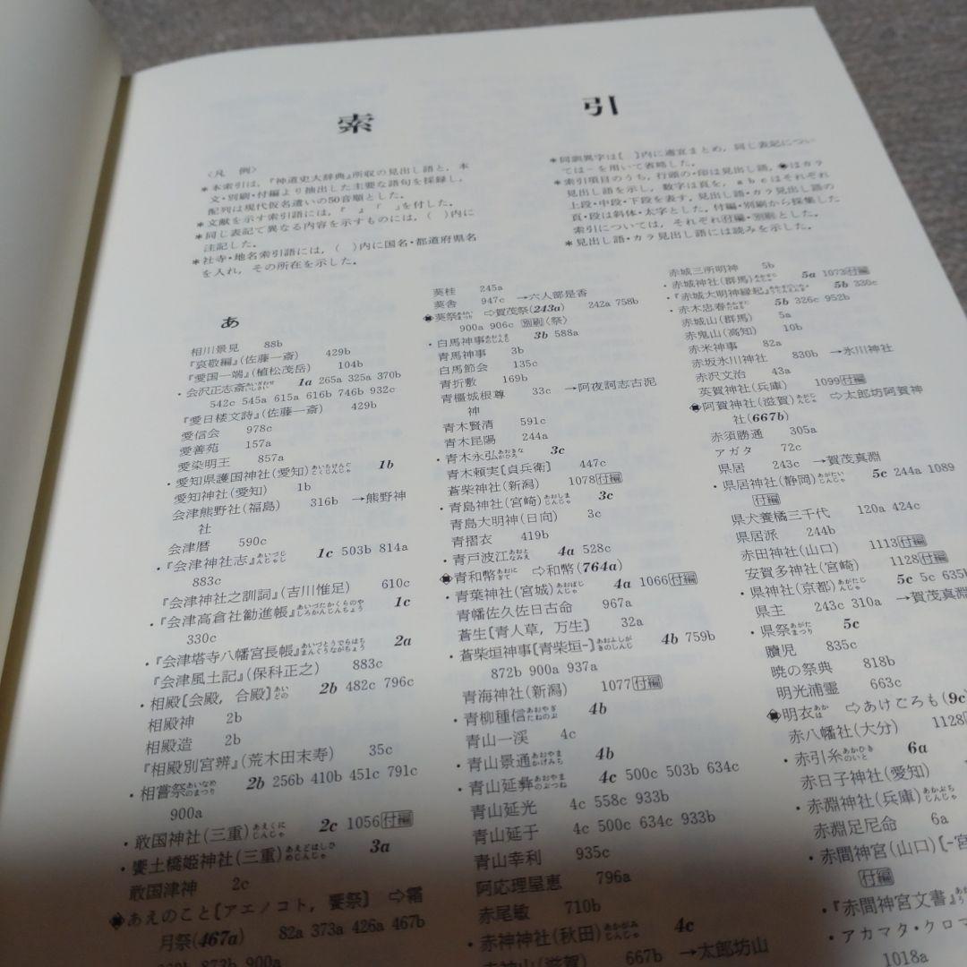 神道史大辞典　薗田稔・橋本政宣 編　吉川弘文館　2007年　帯付き　透明カバー付