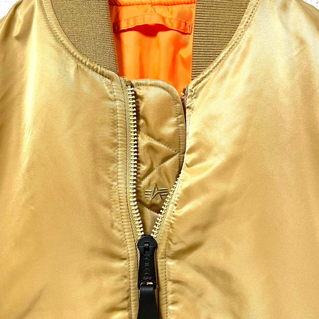 極美品 ALPHA INDUSTRIES MA-1 S フライトジャケット 短丈