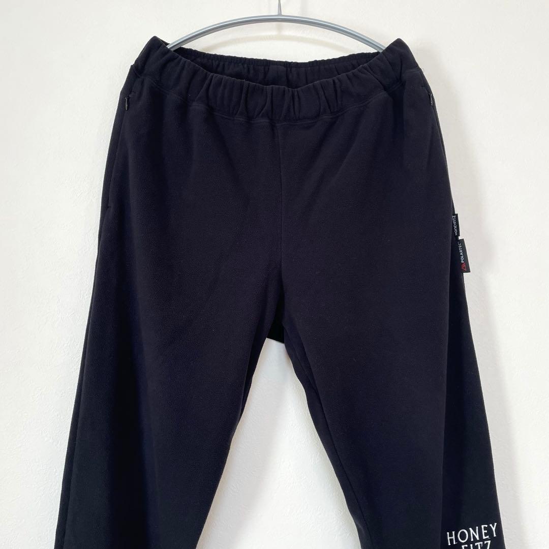 HONEYFITZ ハニーフィッツ / ポーラテックフリースパンツ L ブラック