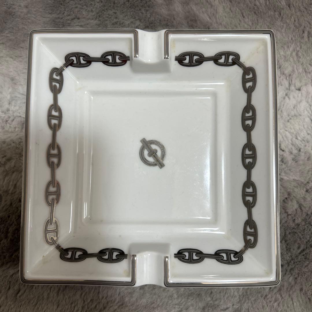 HERMES チェーン模様 灰皿 廃版ヴィンテージ！