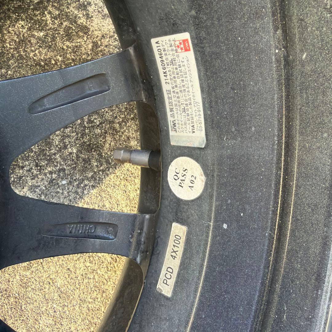 155/80R14 スタッドレスタイヤ 5スポークホイール　グッドイヤー