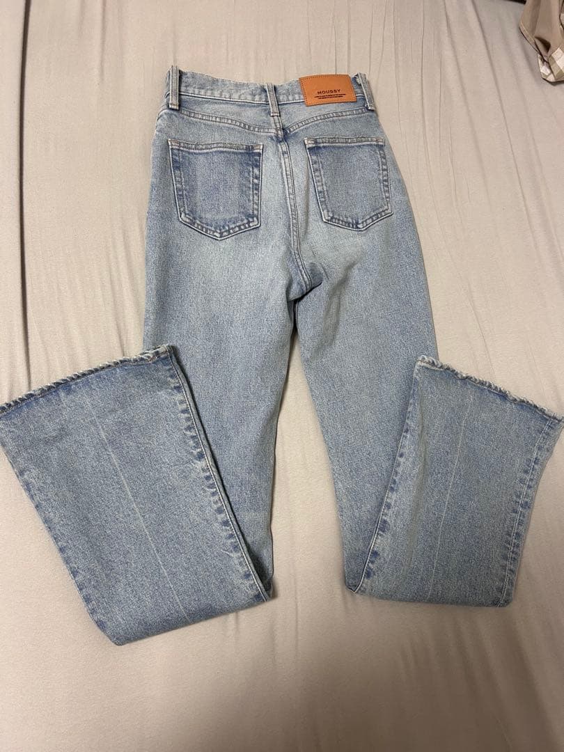 moussy MVS L/BLU FLARE(L) 24inch ロング丈