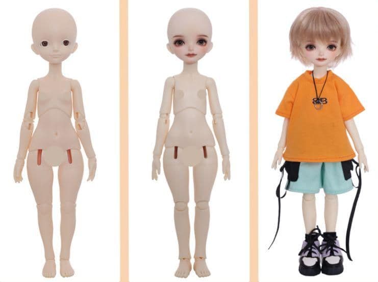 K03 BJD 1/6 ドール本体 Farce　球体関節人形 ハンドメイド