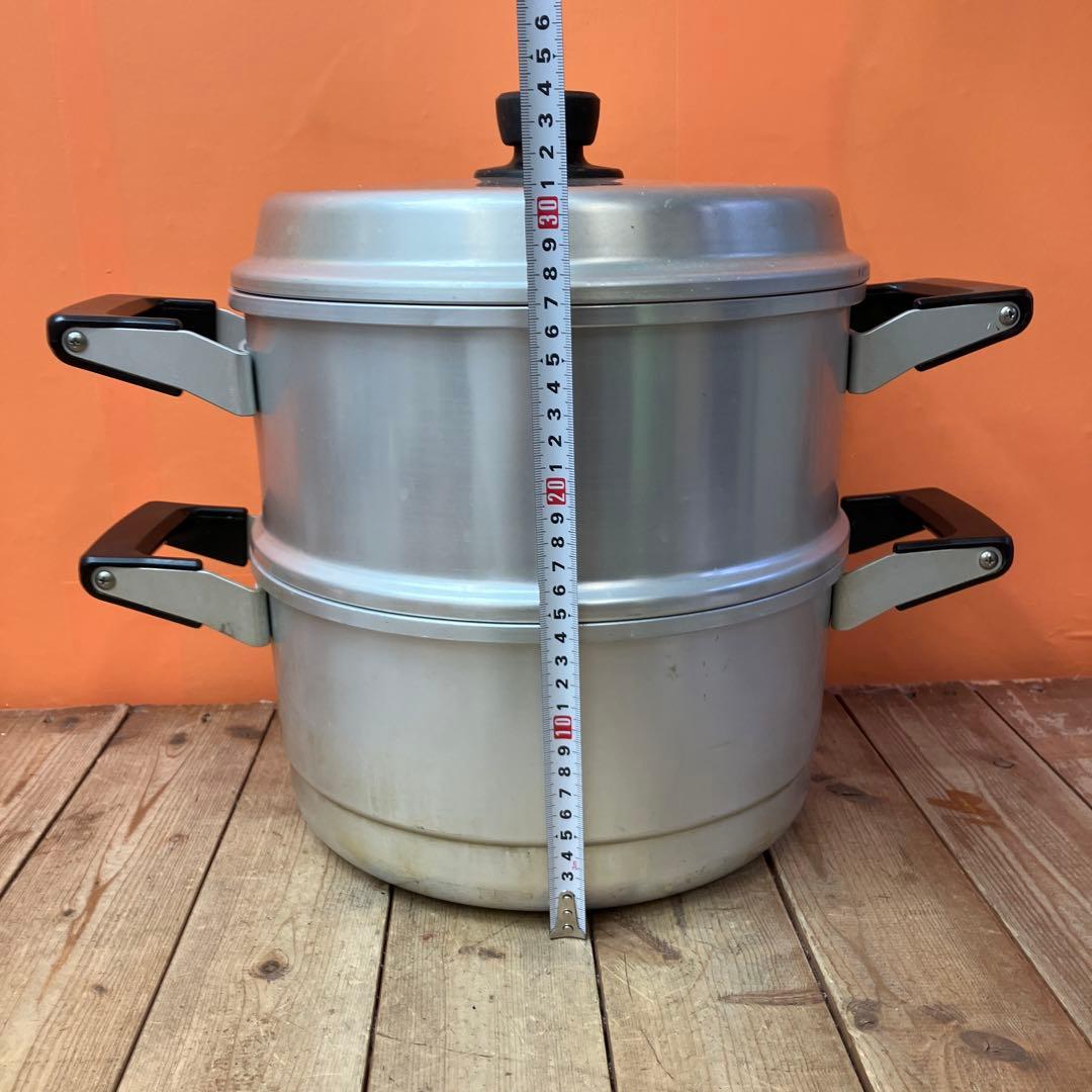 E-4 蒸し器 蒸し鍋 せいろ アルミ蒸し器 # 調理器具 キッチン用品 業務用