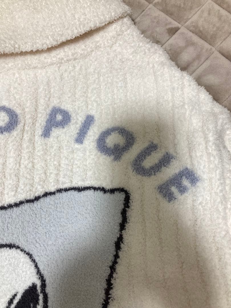 GELATO PIQUE SNOOPY×BEARジャガードショールカーディガン