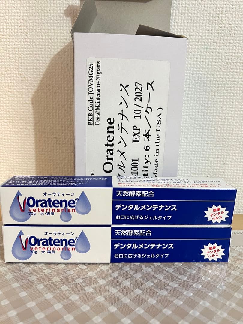 Oratene デンタルメンテナンス 70g 6本セット