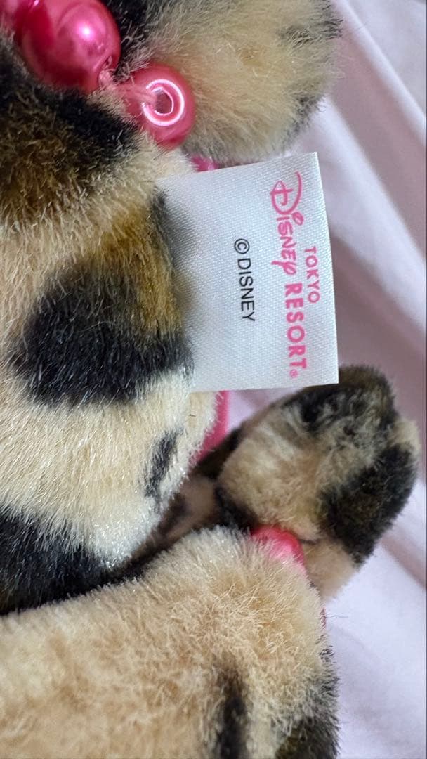 ディズニーヒョウ柄ファー耳あて・イヤーマフ