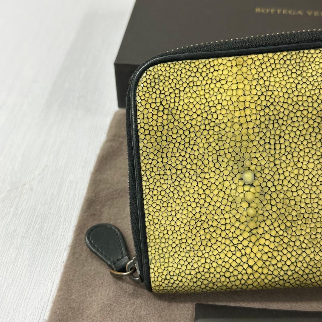 新品同様‼️ 希少　ボッテガヴェネタ　財布　長財布　ガルーシャ　ラウンドファスナー