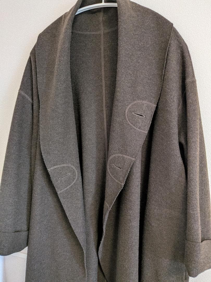 ババグーリ　圧縮ウール　ゆったりコート　ヨーガンレール