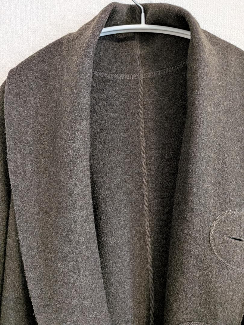 ババグーリ　圧縮ウール　ゆったりコート　ヨーガンレール