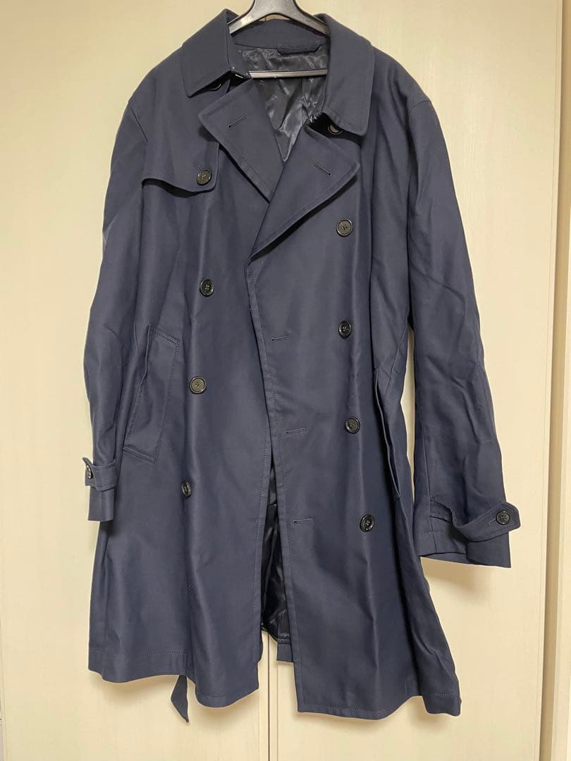 BANANA REPUBLIC ネイビー トレンチコート Lサイズ