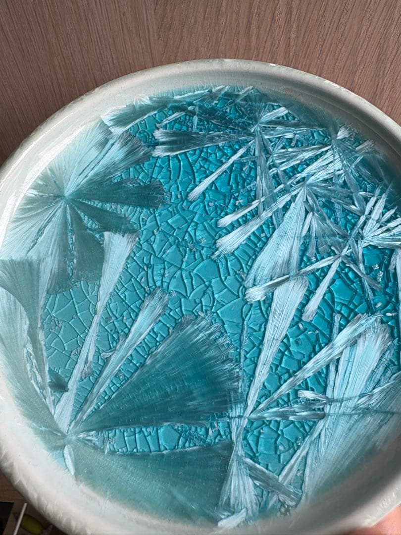 フランス作家 Jean Pierre Kohut 結晶釉 プレート