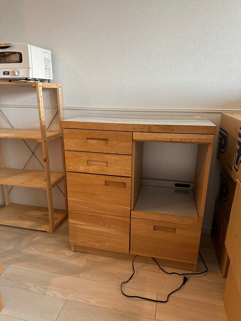 【敦】unico ヒュッテ 食器棚 キッチンボード