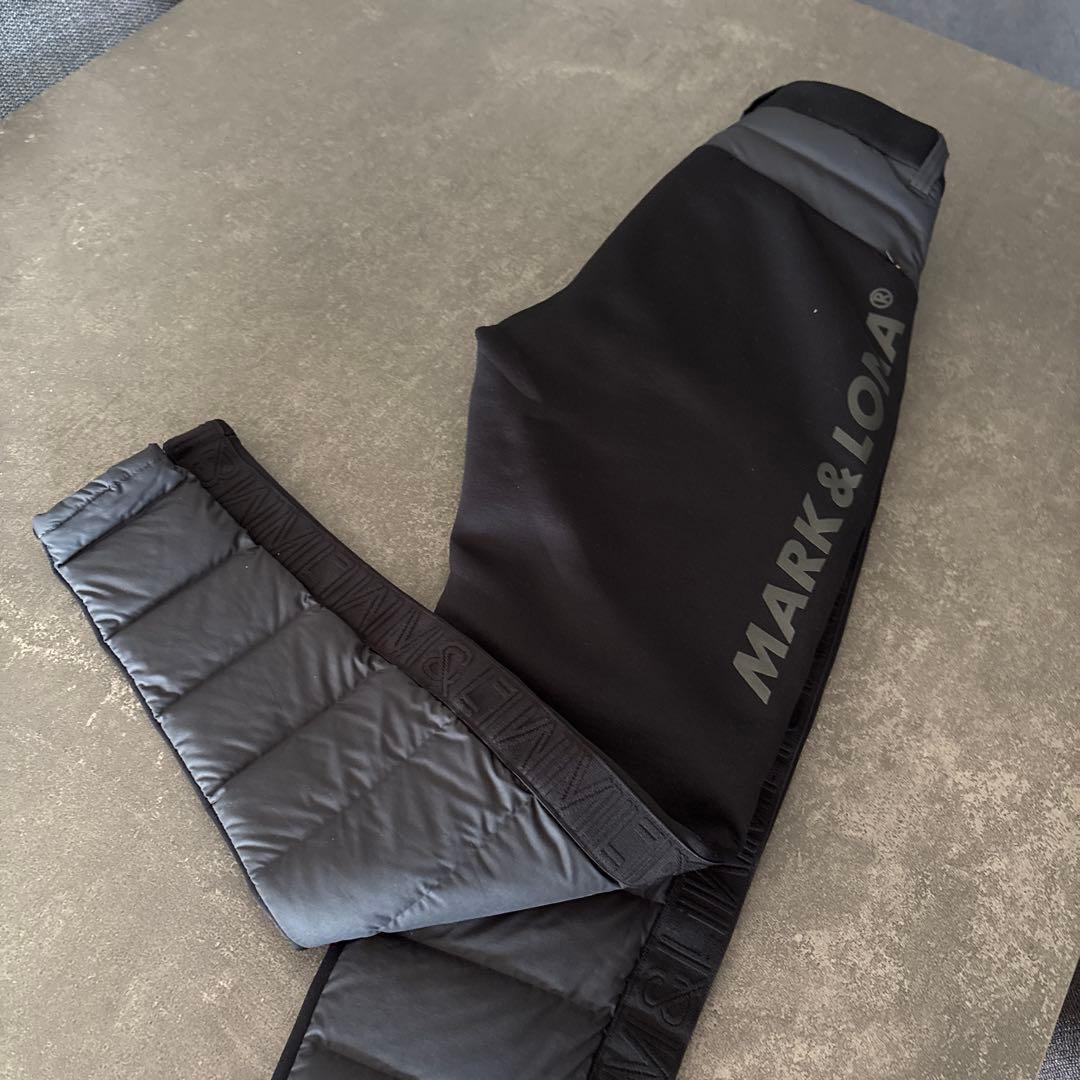 マークアンドロナ　ブラックダウンパンツ　美品❗️