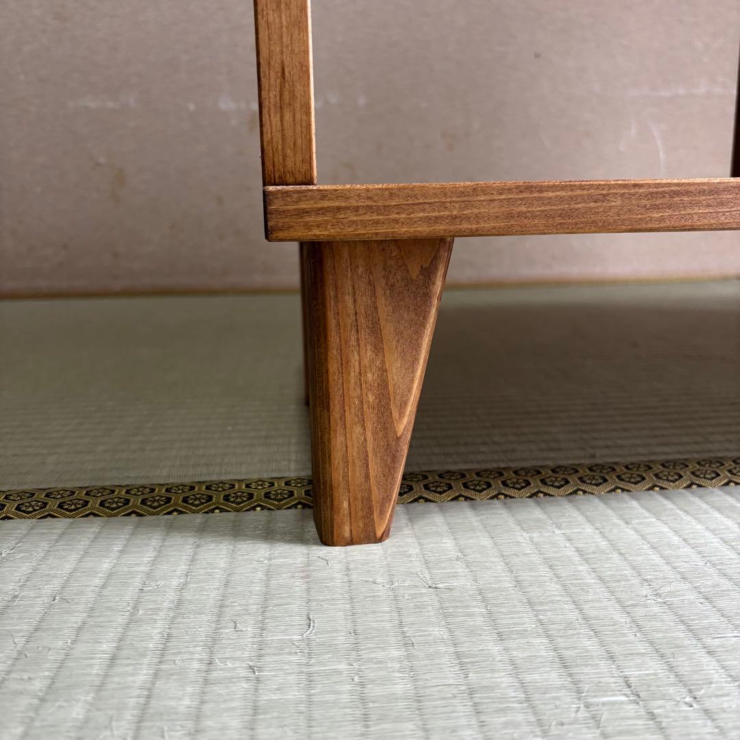 ハンドメイド　脚付きオープンシェルフ　オーダー受け付けます