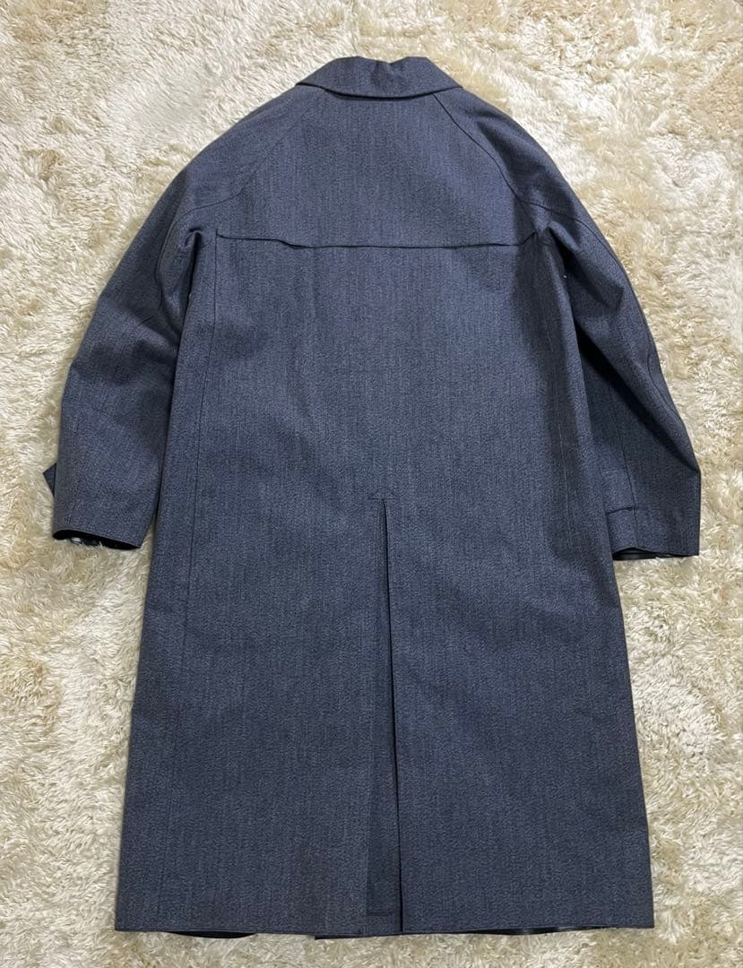 美品 マッキントッシュ × HYKE ゴム引き ライナー ステンカラー コート