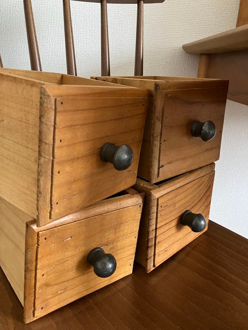 アンティーク　木製シェルフ