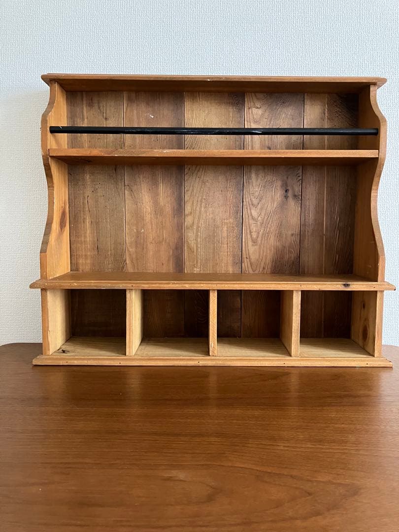 アンティーク　木製シェルフ