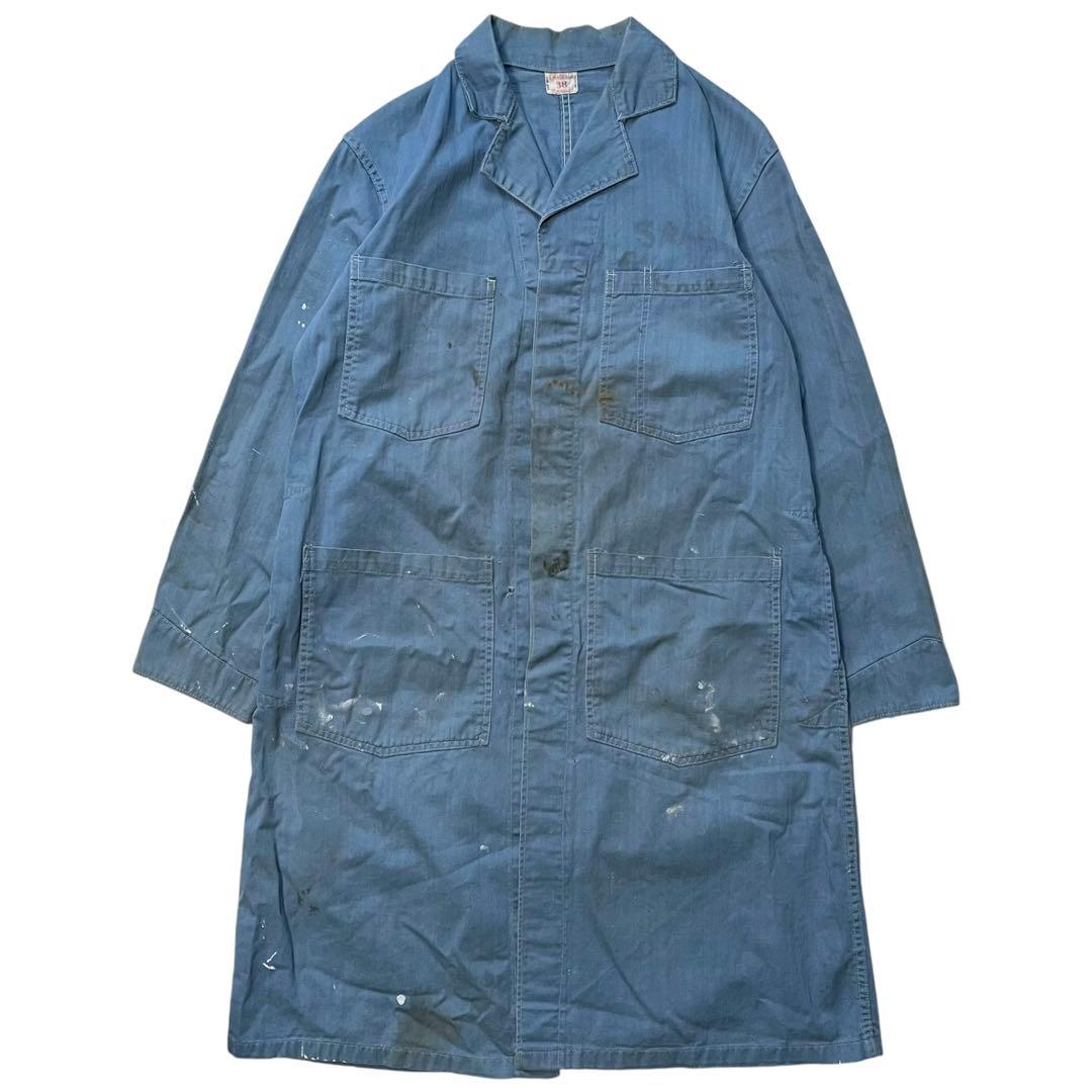 50's K.W.B. MFG. ヘリンボーンツイル ショップコート