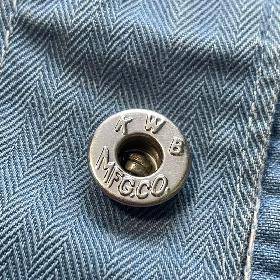 50's K.W.B. MFG. ヘリンボーンツイル ショップコート