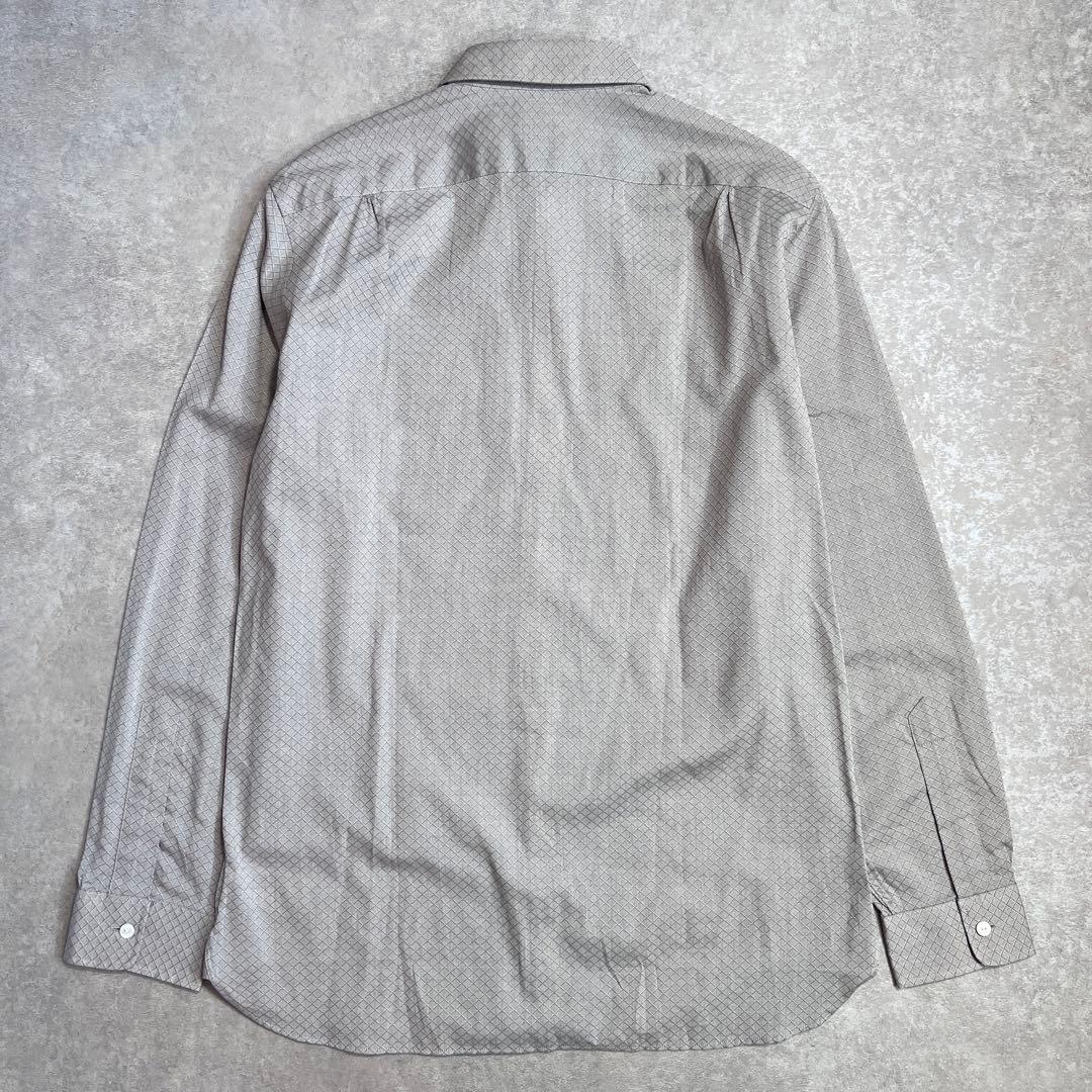 【極美品】RRL コットンレギュラーカラーシャツ ダイヤモンドパターン L/16