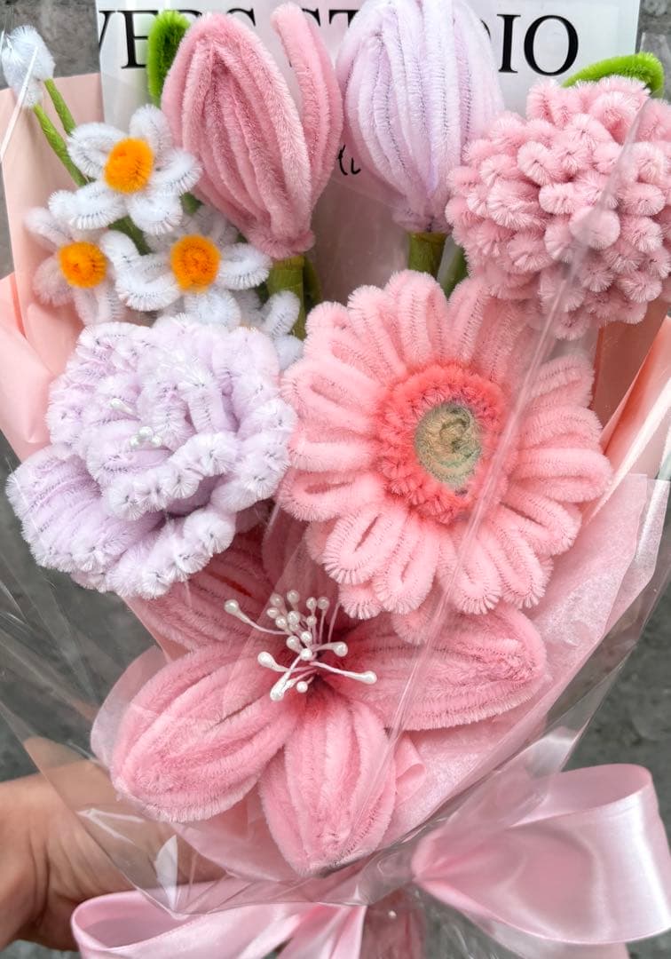 ともこページ ピンクの薔薇花束