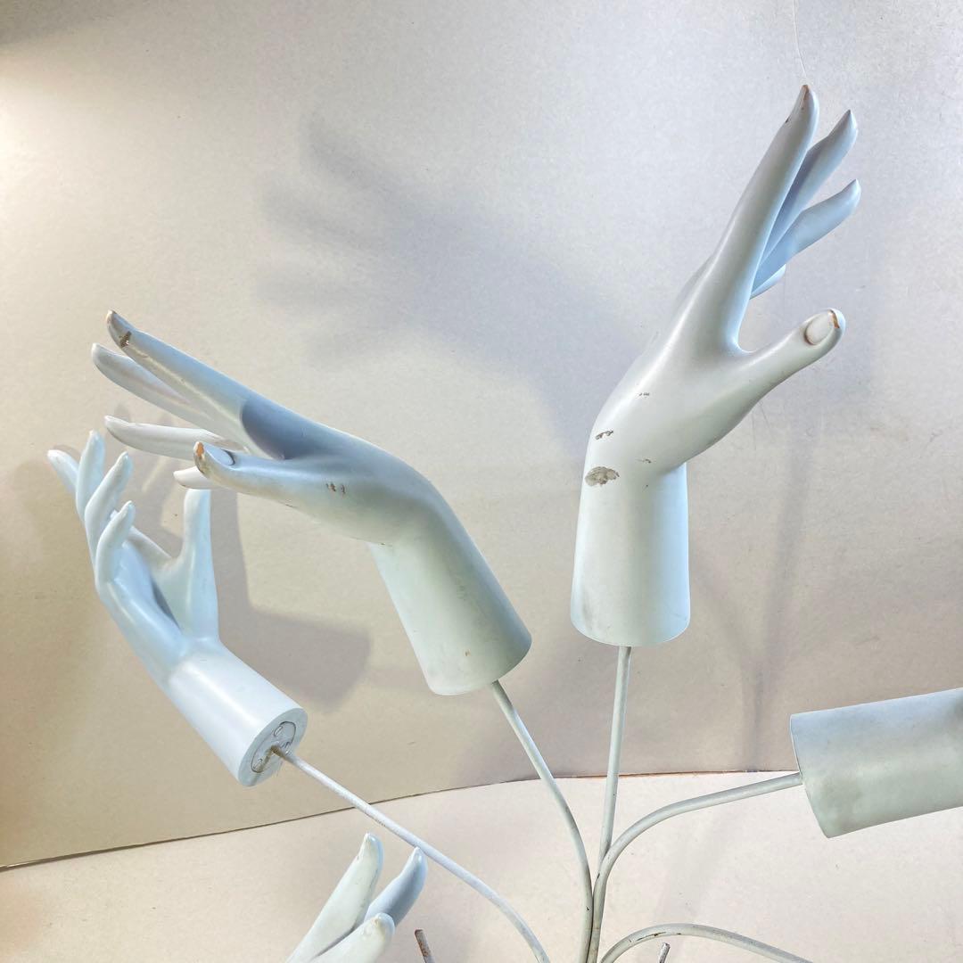 U*】様 民藝 フランス骨董市購入 搬器 手のオブジェ インダストリアル オリジ