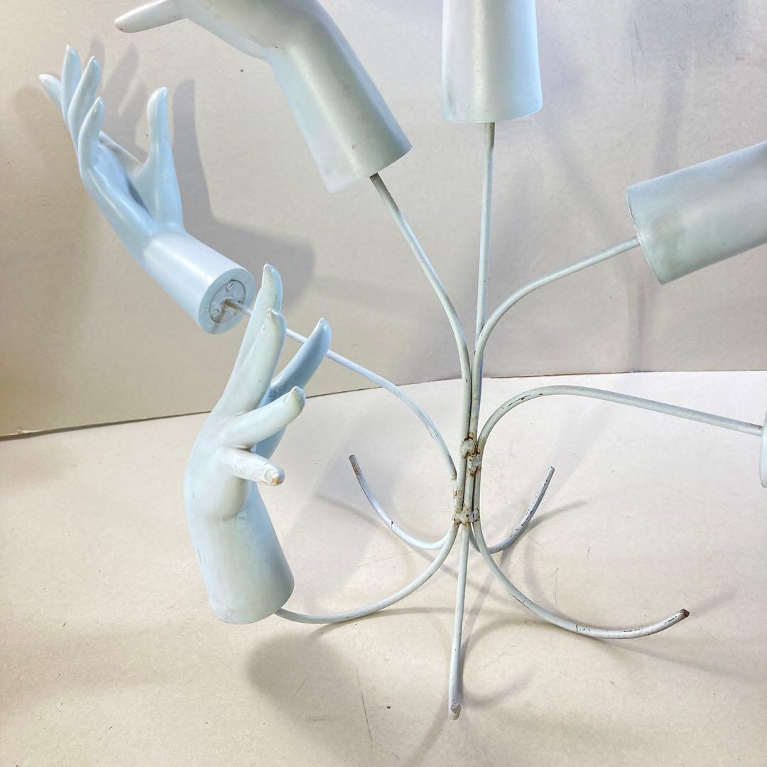 U*】様 民藝 フランス骨董市購入 搬器 手のオブジェ インダストリアル オリジ