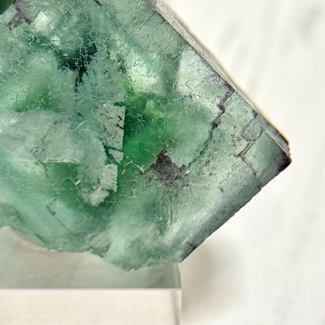 【D288】大きな結晶とゾーニング・.。*・ グリーンフローライト ナミビア