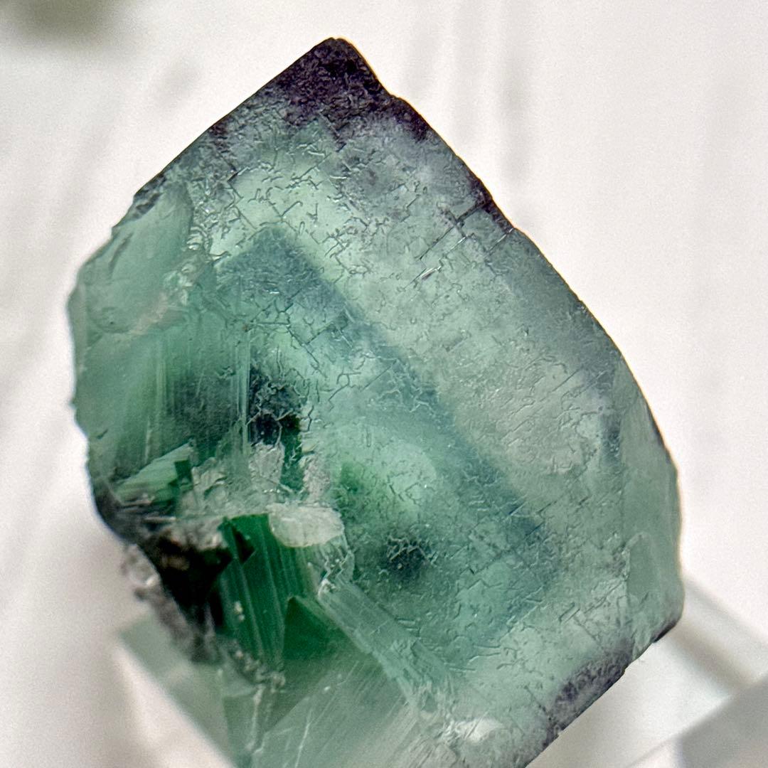 【D288】大きな結晶とゾーニング・.。*・ グリーンフローライト ナミビア