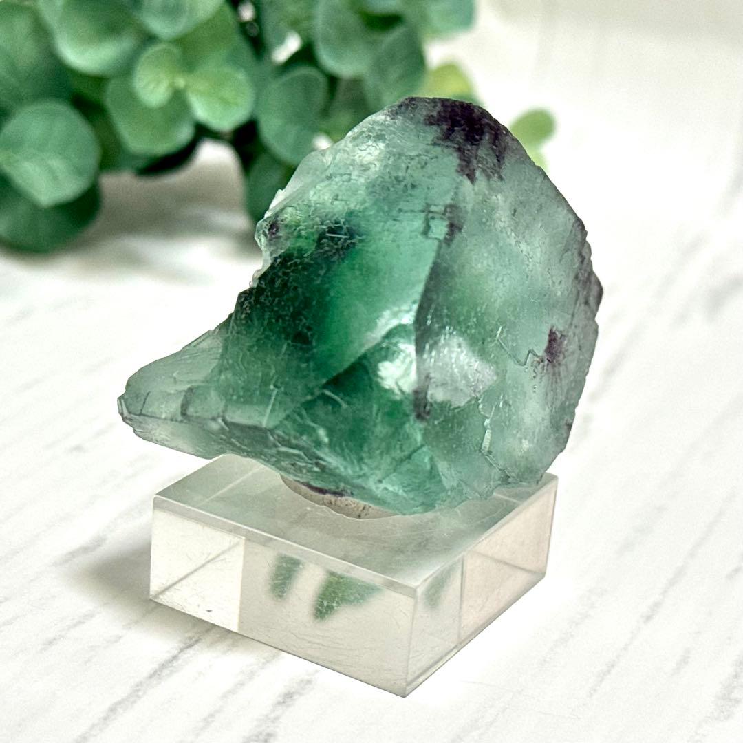 【D288】大きな結晶とゾーニング・.。*・ グリーンフローライト ナミビア