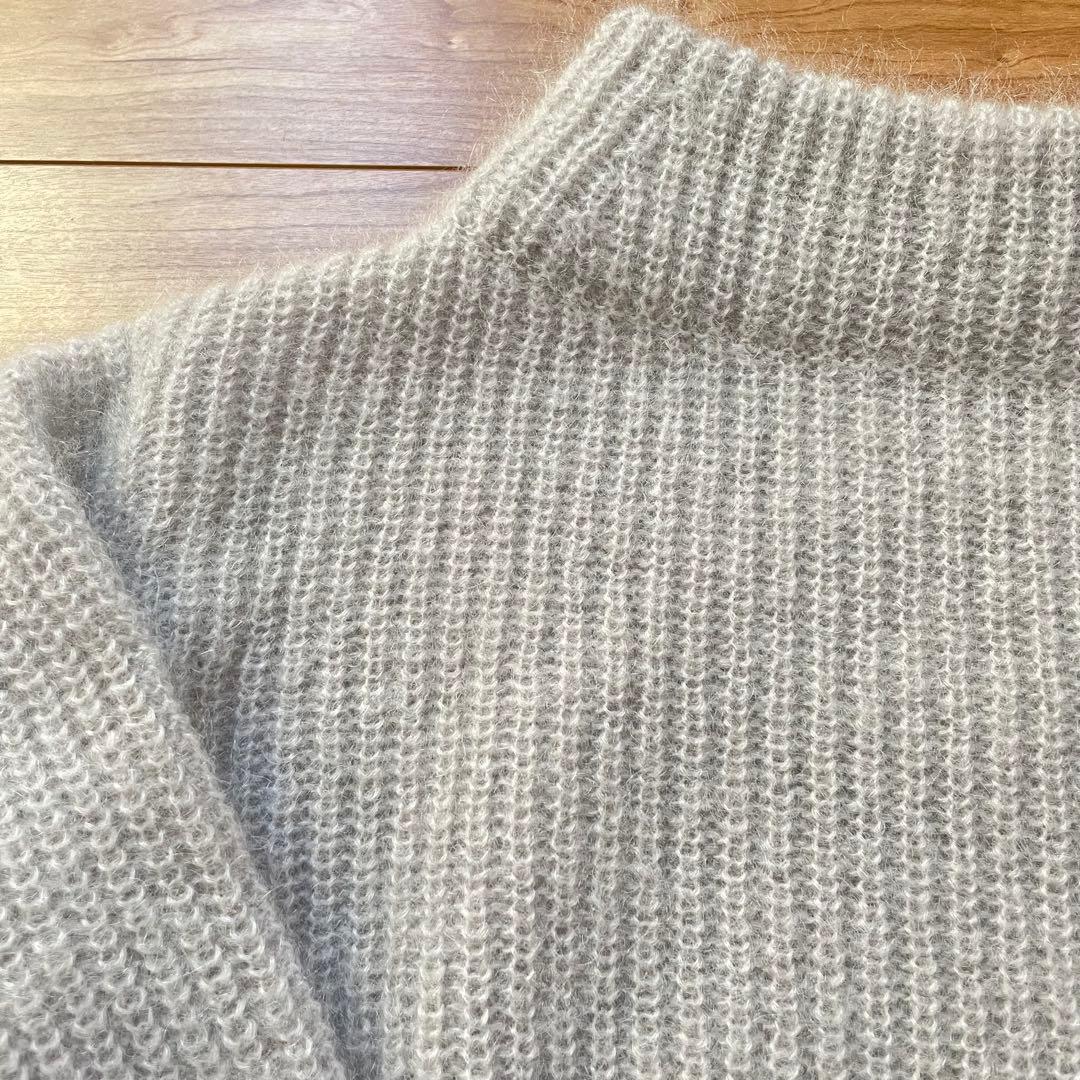 IENAキッドモヘヤミックス 片畦プルオーバー
