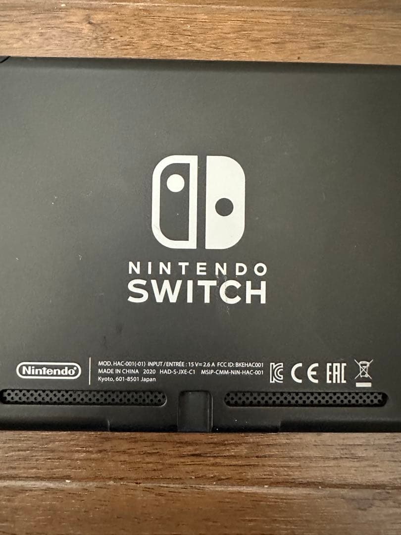 美品　Nintendo Switch 本体 グレー　備品付き