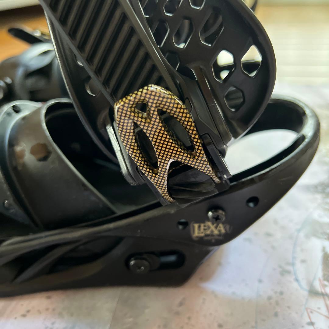 LEXA ブラック スノーボード ビンディング