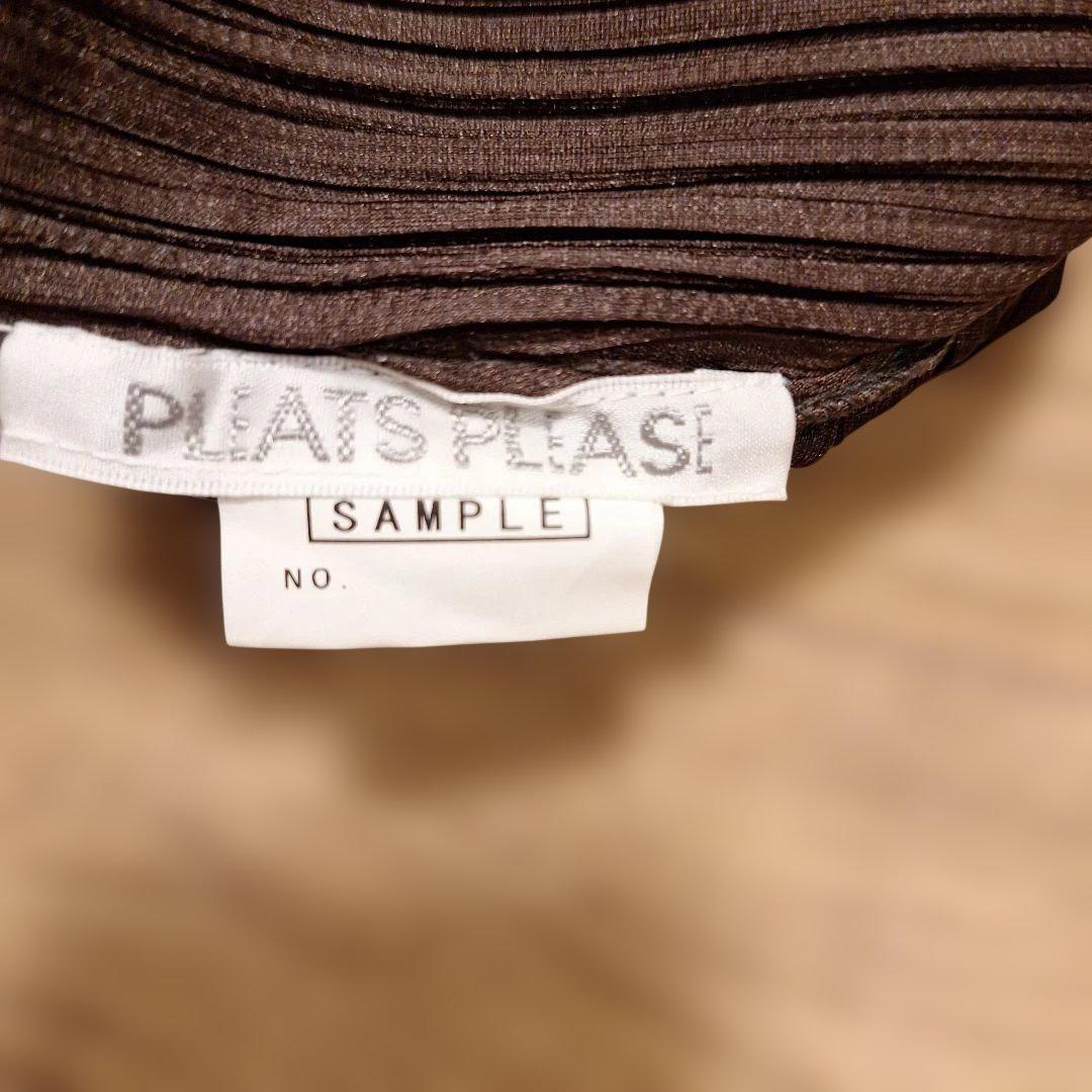 PLEATS PLEASE ブラウンワンピース