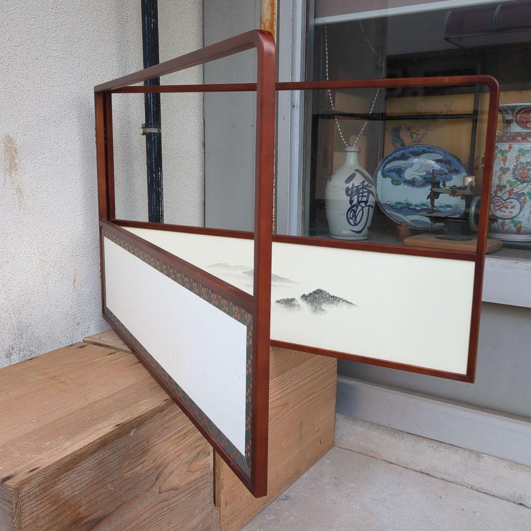 qualitylife　風炉先屏風 両面開き 茶道具 利休梅