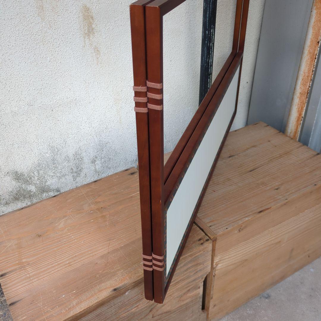 qualitylife　風炉先屏風 両面開き 茶道具 利休梅