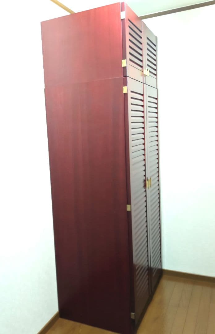 最安値【引越しで11/13処分】洋風和ダンス 高級婚礼家具 整理箪笥　昭和レトロ