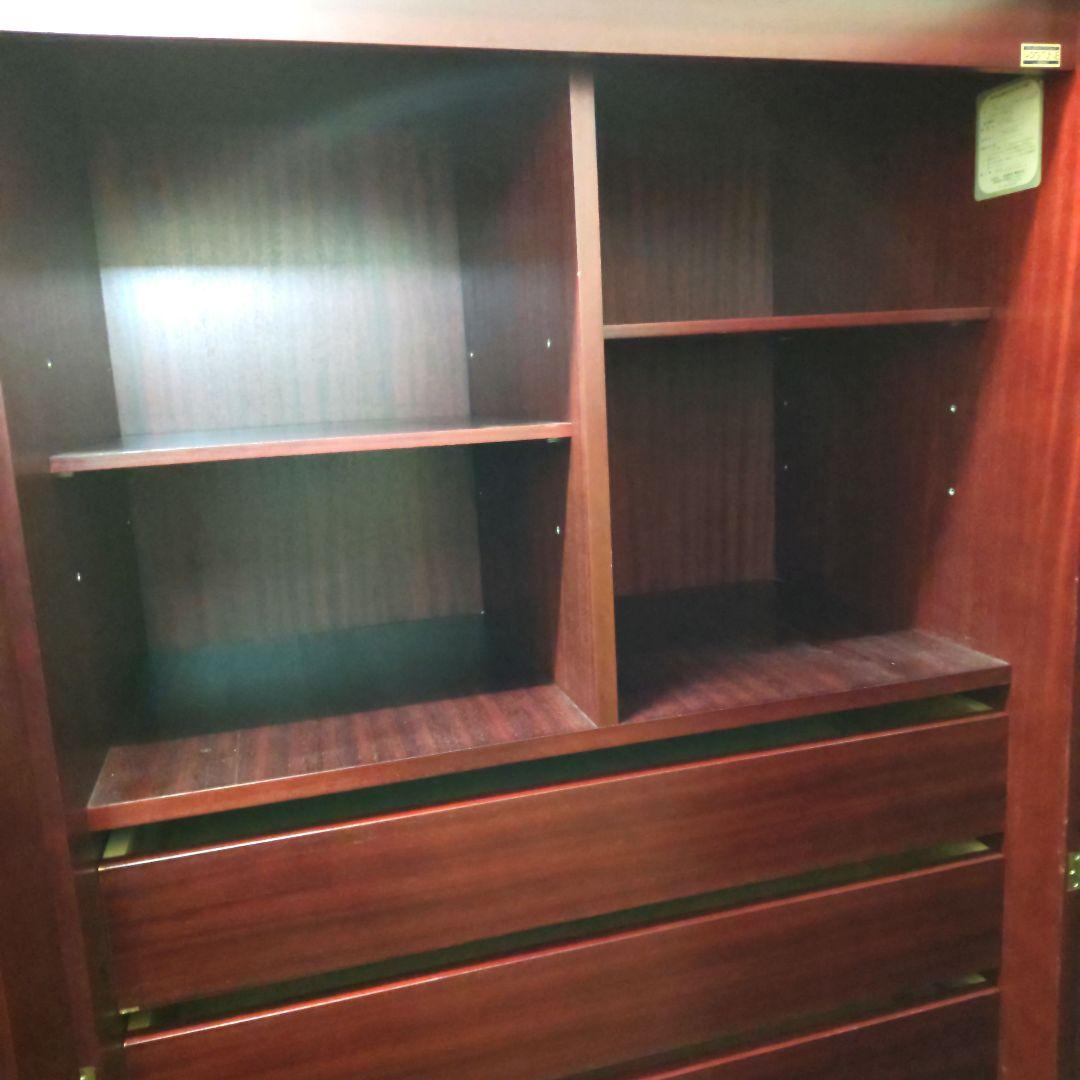 最安値【引越しで11/13処分】洋風和ダンス 高級婚礼家具 整理箪笥　昭和レトロ