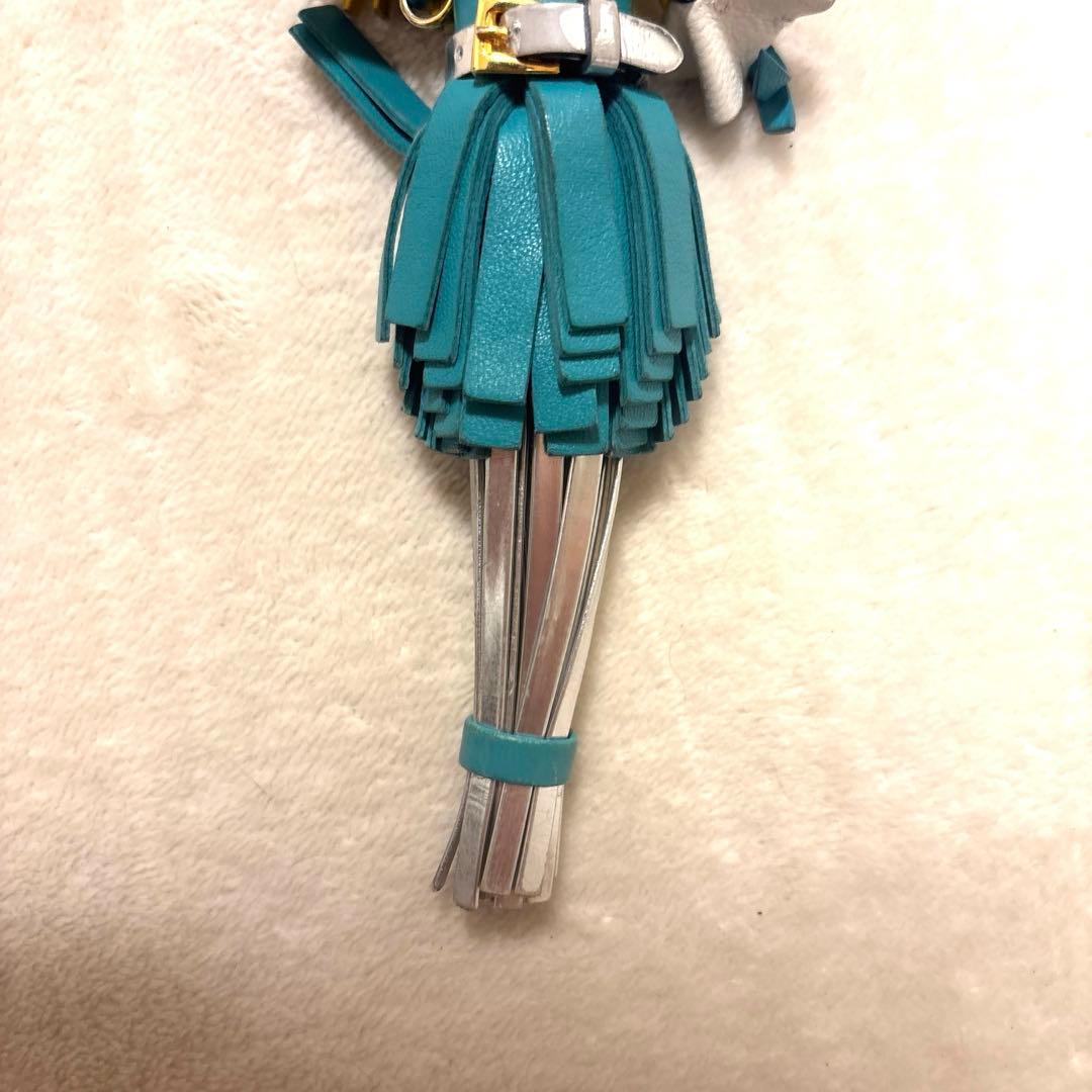 PRADA⭐️ALICE アリス タッセルレザー チャーム キーリングキーホルダー