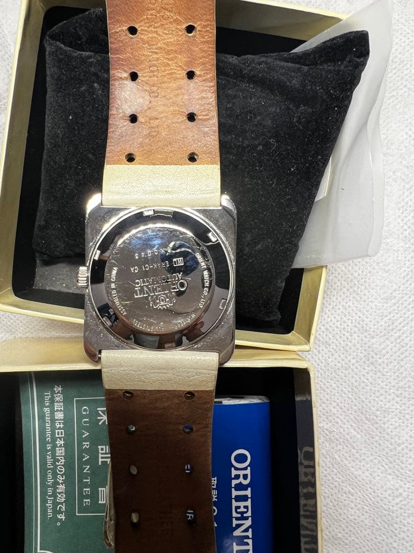 稼働品 ORIENT オリエント 腕時計 ERAM-C1 スクエア