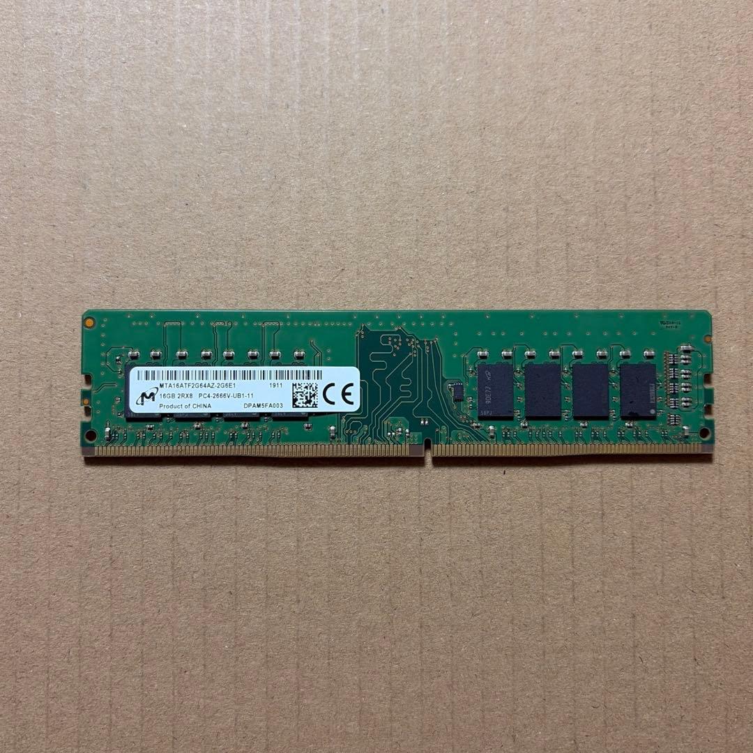 [25] デスクトップ PC メモリ16GB DDR4 2666