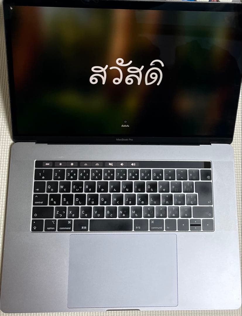 m*n様 MacBook Pro2018 バッテリー劣化品