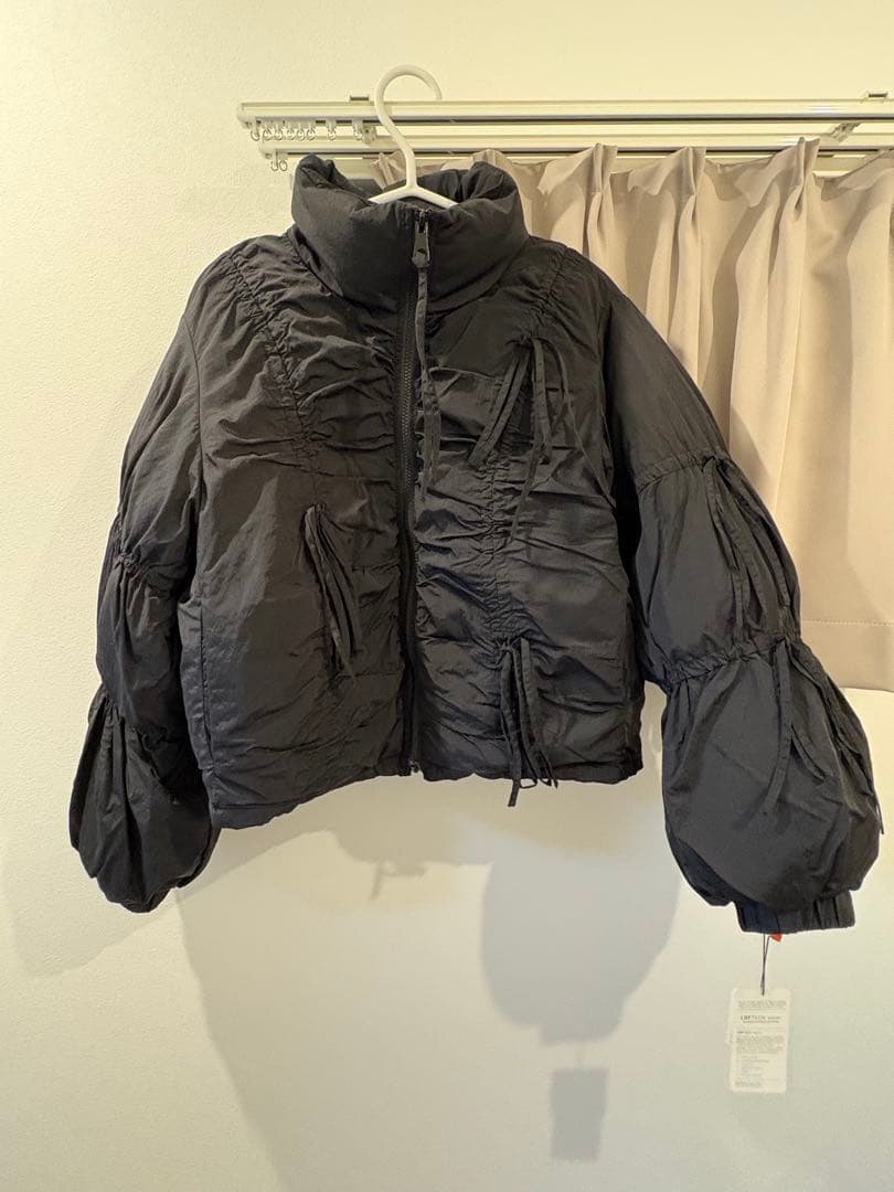 SLY RIBBON GATHER PUFFER ジャケット