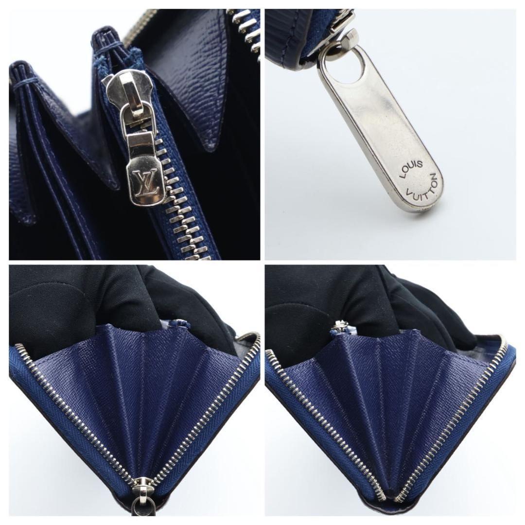 【超極美品】ルイヴィトン　新型ジッピーウォレット　エピ　長財布　アンディゴブルー